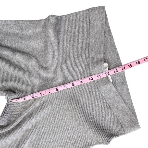 NWT Adyson Parker ribbed knit gray pants loungewear pull on medium - Picture 11 of 13